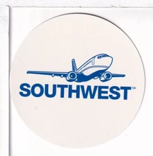 Single Airline Playing Card "Southwest, SWA 120 A" Chan/Mertens #, Round