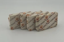 Lot Of 4 Vintage Lisa Luxury Soap Flower Hotel/travel Bar