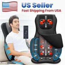 Snailax Full Body Massager with Heat Air Compress Kneading Shiatsu Massage Chair
