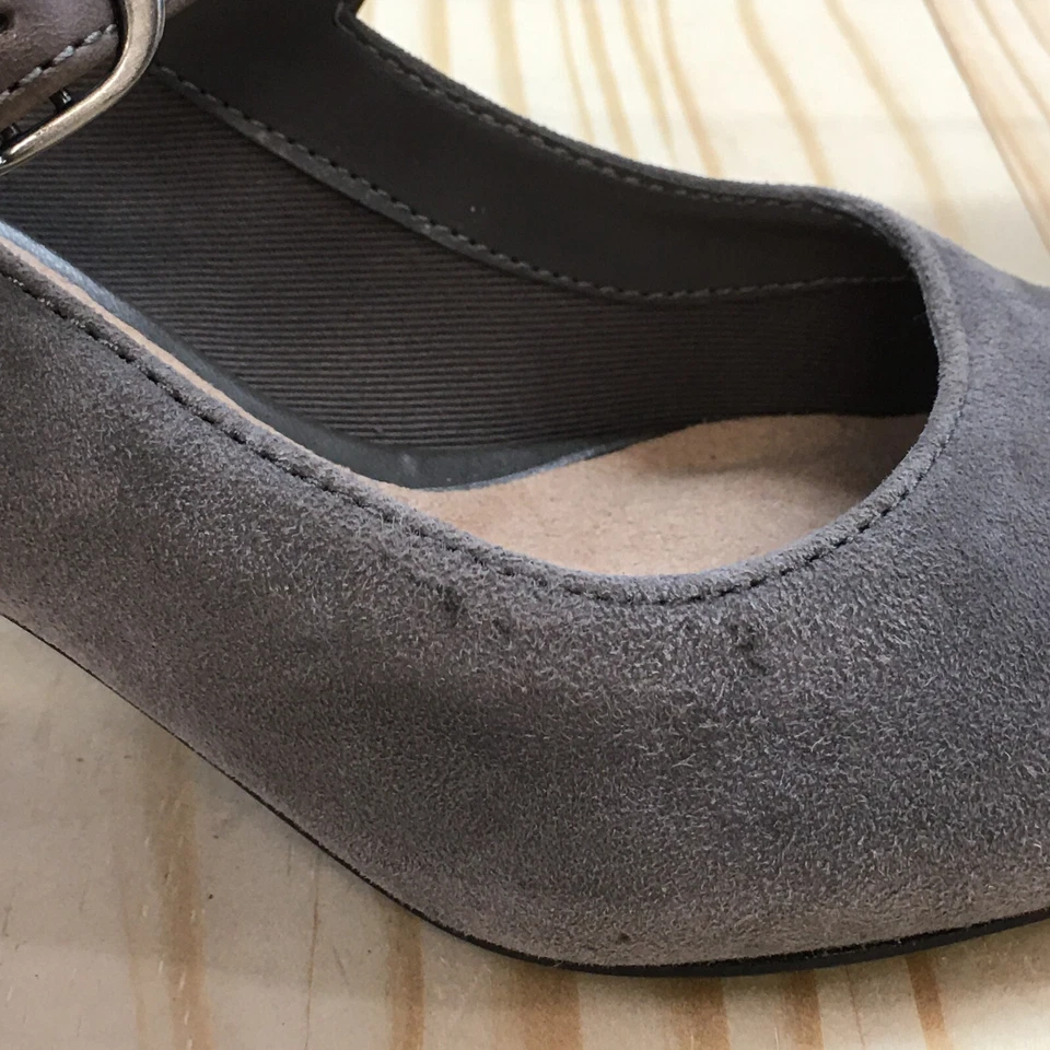 Colección de Clarks Zapatos de salón para mujer 5M Gris Bailarina Reece Sin cordones Informales Foto 2 de 4