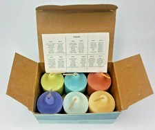 PartyLite 6 Sampler Votive Candles Summer Sample New Box HTF P6F/P95291