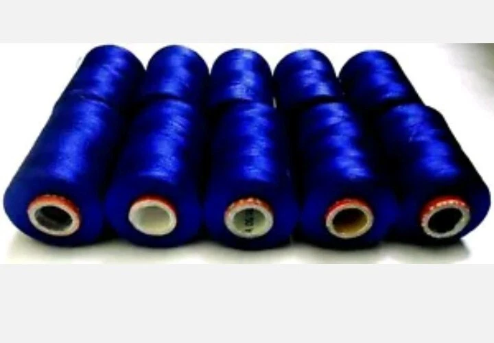 Blue Viscose Rayon Thread Bangle/Jewellery Making/embroidery/ Crafts 10 spools - Image 2 of 3