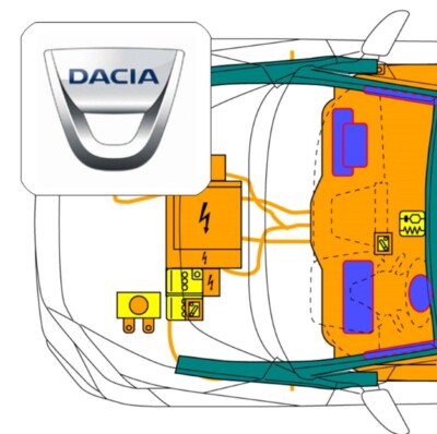Digital Rescue Card via QR Code, Compatible with Dacia Duster (2015 Onwards)