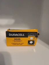 6 Pack 12 Batteries Duracell DL2025 Coin Cell Lithium Battery 3V Brand New 