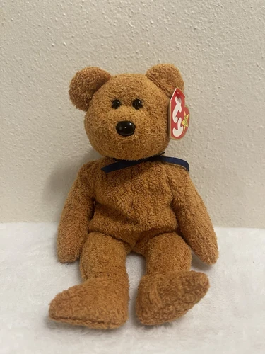 TY beanie baby Fuzz The Bear Vintage 1998 Retired MINT w/tags