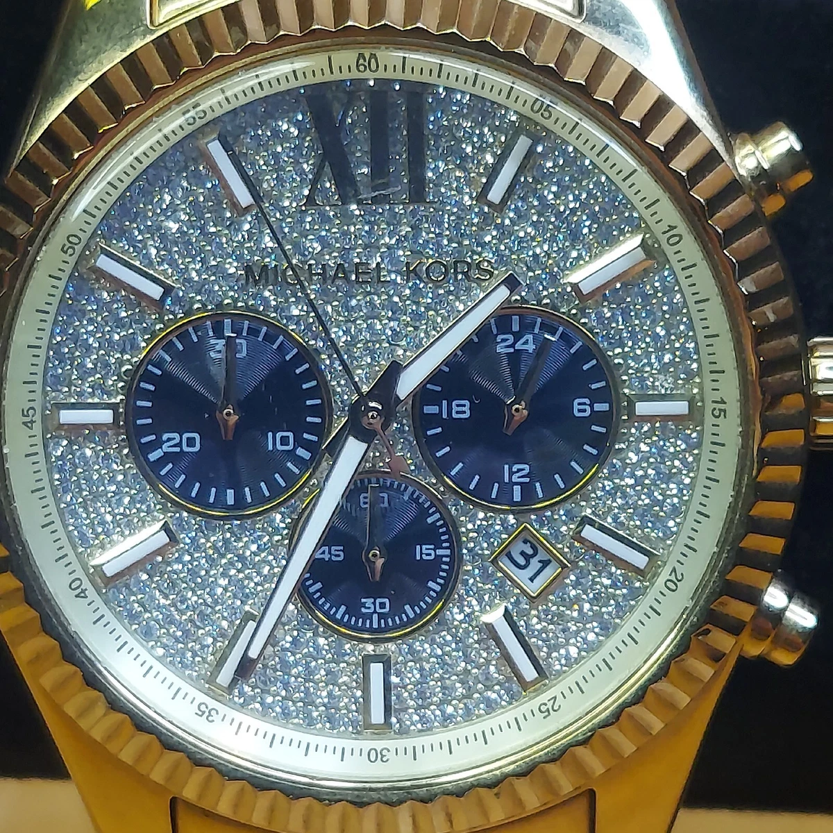 Michael kors lexington shop chronograph men's watch mk8494