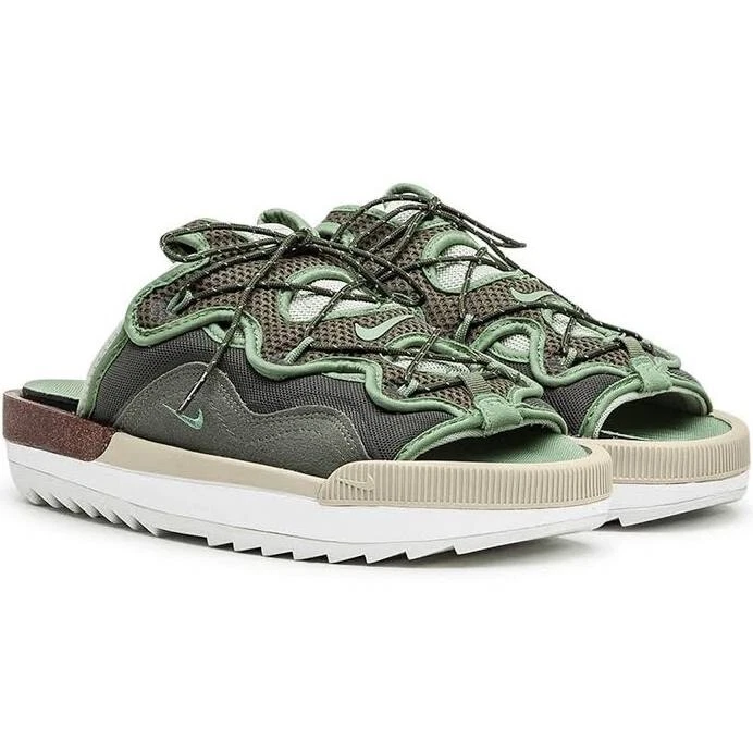 Sneaker Nike Offline 2.0 Slip On Mule nuove con scatola CZ0332 verde oliva medio 10 5 US