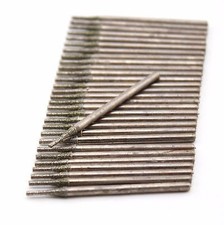 30Pcs 1 mm Diamond Core Drill Bits Hole Saw Cutter Coated Solid Bit for Gemstone