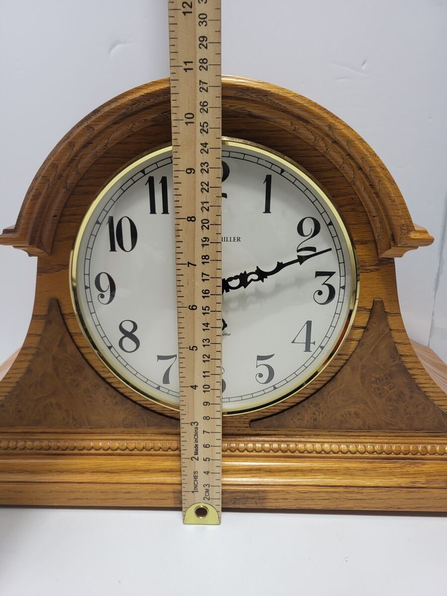 Vintage Howard Miller 70th Anniversary Wooden Dual Chime Vintage Howard Miller 70th Anniversary Wooden Dual Chime