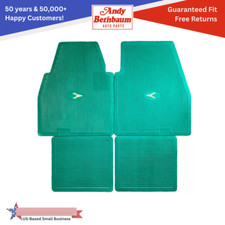 For 1955-1961 Dodge Desoto Chrysler Front Rear Floor Rubber Mat Green Set For 1955-1961 Dodge Desoto Chrysler Front Rear Floor Rubber Mat Green Set