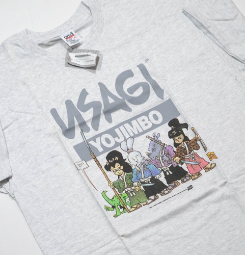 T-shirt vintage Usagi Yojimbo manga anime taglia XL fumetto immagini maglietta promo 1999 nuova con etichette - Foto 2 di 16