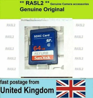 64GB SD-XC Memory Card For Sony HandyCam NEX-FS700 HDR-CX PJ HXR-MC,CX220,XR150 - Image 1 of 2