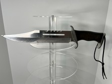 Hibben Knives United Cutlery Rambo III Knife – Wood Handle – Stainless Steel