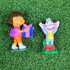 Dora the Explorer Birthday Gift and Boots Monkey Figures Lot