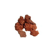 7 lbs All Natural Lava Rock Briquettes Cooking BBQ Gas Grill Fire Pit  133-1883