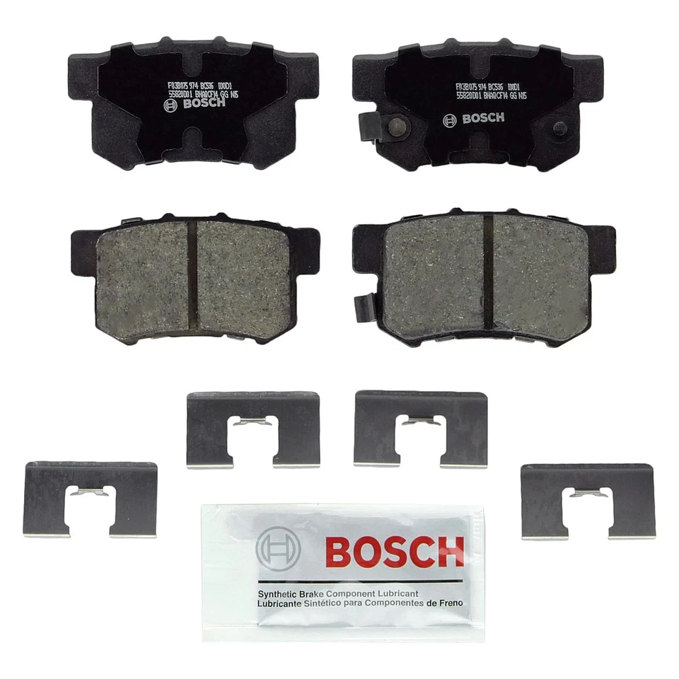 For Acura TL 00-03 Bosch QuietCast Premium Rear Brake Kit w Ceramic Pads Foto 2 de 2