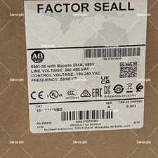 Allen Bradley 150-S251NBD SMC-50 Soft Starter 251A 200-480VAC 3Ph Motor Control