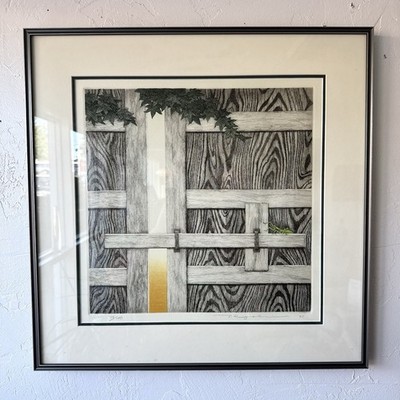 Ryohei Tanaka Japanese Wood Block Art Print Door