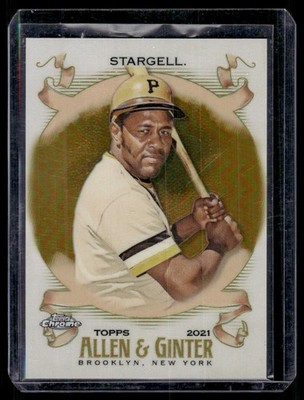 2021 Topps Allen & Ginter Chrome Willie Stargell 08/50 Pittsburgh Pirates #62