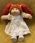 Cabbage Patch Doll Vtg 1982 Orange Hair Blue Eyes Authentic & Original Clothes