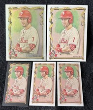 Lot Of 5 - 2023 Allen & Ginter - Trea Turner - #66 Black/A&G/Mini/Foil/Base