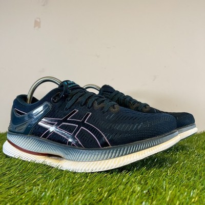 Asics Turnschuhe Größe 8 Damen marineblau Meta Ride Komfort Gehen Laufschuhe