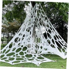 DULEFUN Halloween Spider Web Decorations 13.5ft Giant Stretchy Beef Netting