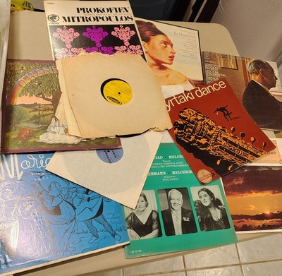 Vintage Classical & Opera Vinyl LP Lot Prokofiev Bernstein Schumann Ballet Recor