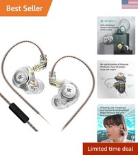 KZ EDX PRO Gaming Earbuds, IEM Earphones Headphone with 1DD, IEM for Gaming, ...