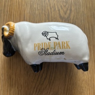Vintage Derby County Porcelain Money Box