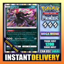Pokemon Juego de Cartas Coleccionables Bolsillo - Darkrai - MEGA SHINE - INTERCAMBIO COMPARTIDO - Diamante🔷
