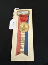 GREAT!  1957 President Dwight Eisenhower Inauguration Committee “MEMBER “ Badge