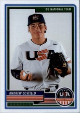 2023 Panini Stars & Stripes USA Baseball #24 Andrew Costello