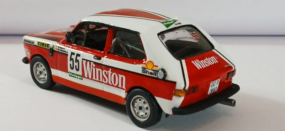 SEAT 127 ALTAYA 1/43 TRANSFORMADO EN PINO RALLY EL CORTE INGLES `81 - Immagine 4 di 4