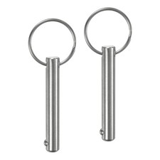 2-Pack Quick Release Pins, 8mm Dia., 40mm Usage Bimini Top Pin, 55mm Total