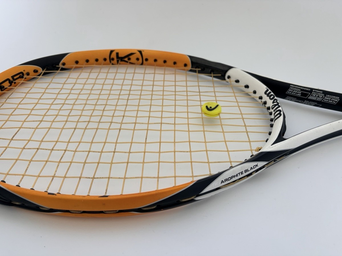 WILSON (K)Factor Zen Arophite Black Tennis Racquet 4 1/4” 103 sq