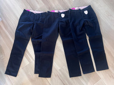  U LOT OF 3 NWT GAP KidPants Girls 12 Navy Blue School Uniform Straight Chino