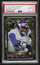 2015 Chrome Rookies STS Camo Refractor Danielle Hunter PSA 10 GEM MT Rookie RC