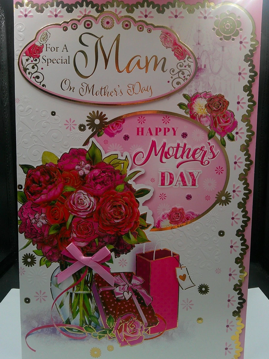 Floral With Panel From Grandchildren Mother's Day Card-789339