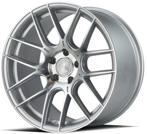 19x9.5 +35 Aodhan AH-X 5x120 Flow Forged Gloss Silver Machined Wheels (Set of 4) - Picture 3 of 3