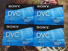 Sony DVC Premium Mini DV 60 LP 90 Digital Video Cassette Tape Sealed New x4