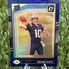 2024 Donruss Optic Drake Maye Rated Rookie Blue Prizm /199 RC #229 Patriots