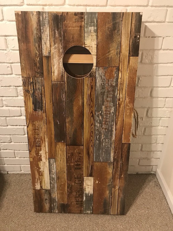 Rustic Cornhole Board 