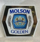 Vintage Molson Golden Plastic Beer Sign 13.75” X 12”