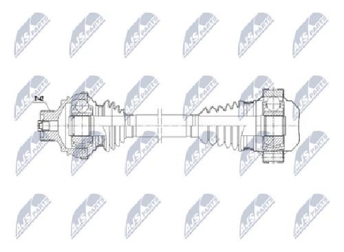 Original NTY Drive Shaft NPW-AU-089 For Audi