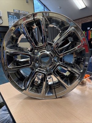 17'' JEEP GRAND CHEROKEE CHROME WHEEL SKIN 7918P Set of 4 2016-20 NEW