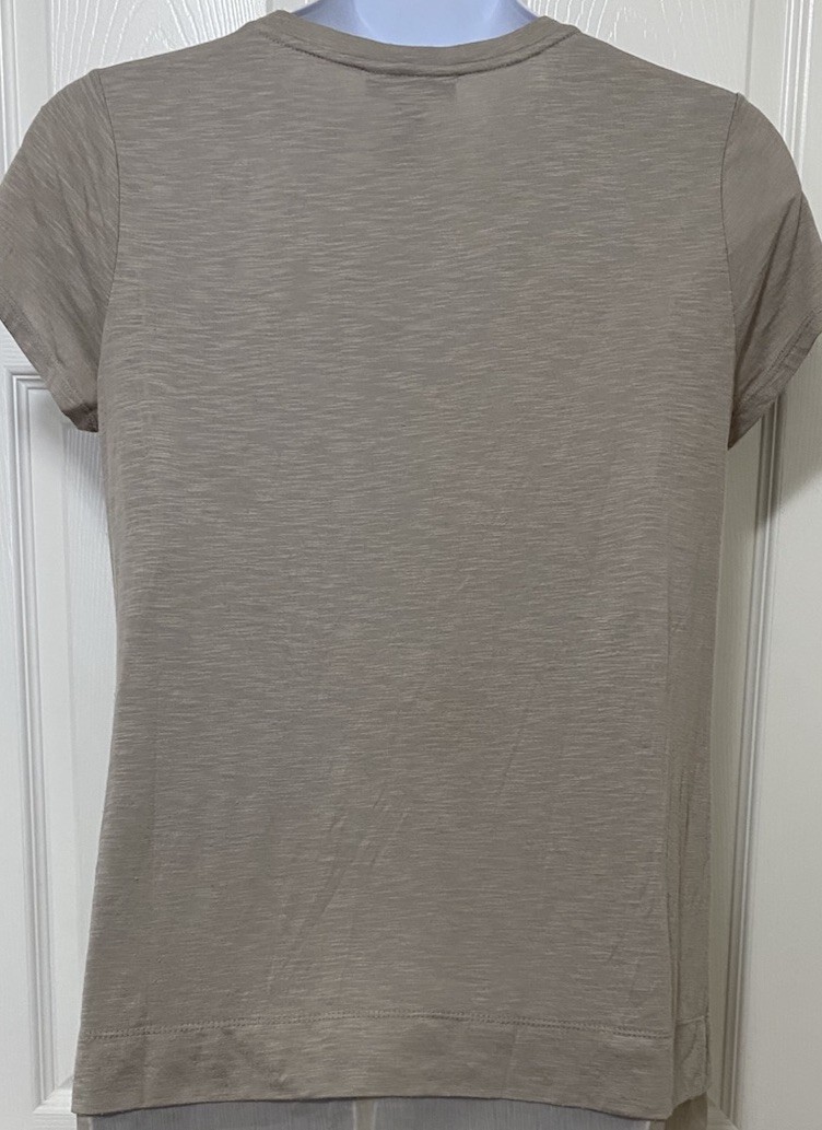 Cutest Top By Style & Co. Sz Large Boho Princess Cap Sleeve Shirt Blouse L