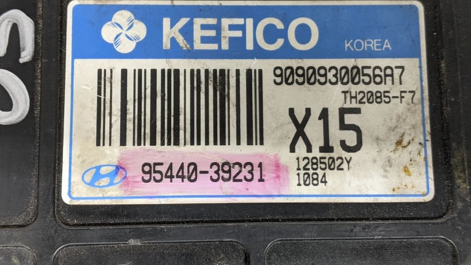 Módulo de computador de controle de transmissão Hyundai Elantra 2001-2003 TCM 95440-39231 - Imagem 2 de 2