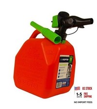 FR1G252 Fuel with Spill Proof Spout with Bonus 2 Gallon Container Red Gas Can