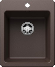 BLANCO 443239 Liven SILGRANIT Drop-In/ Bar Sink Cafe 16.75" L X 15.75" W Cafe